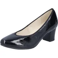 Rieker Ballerine A Talon Cuir Lagro - Noir