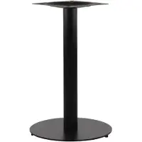 Stema Piètement de table en métal SH-5001-5, pour bureau, hôtel, restaurant, diamètre 45 cm, hauteur 73 cm, noir