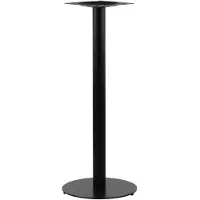 Stema Piètement de table en métal SH-5001-5/H, pour bureau, hôtel, restaurant, diamètre 45 cm, hauteur 111 cm, noir