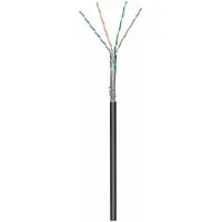 Dsit CAT6 S/FTP 50m outdoor Câble réseau enroulé sur bobine Noir CCA (DC-OUT-SFTP6CCA-50)