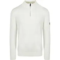 Suitable Race Pull Demi-Zip Off White