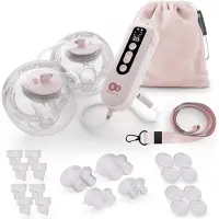 Kinderkraft Double electric breast pump GENTLEFLOW pink