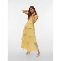 Vero Moda Robe 'VMSafina' jaune clair
