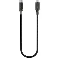 Nomad Kevlar-geflochtenes Kabel USB-C (M) - USB-C (M) 240 W 0,3 m schwarz (0.30 m, USB 2.0, 240 W)