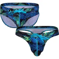 Sukrew Torrent Swim Multipack 1x Brief + 1x Thong Tropical Lime - Taille S