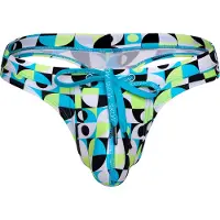 Sukrew - Sous-vêtement String Hommes - Torrent Swim Thong Retro Lime - 1x Taille S