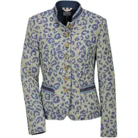 MADELEINE Blazer beige / bleu fumé