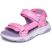 SKECHERS Sandales plates TREAD SEEKER filles - Rose - 28