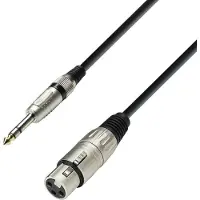 Adam hall Câbles pour microphone Série Star (3 m, Câbles XLR)