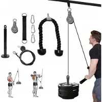 Tojato Entraîneur de traction, kit : barre de 2 cm, corde de 3 m, poignée pour corde