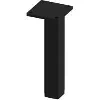 Gamet Pied NS45, structuré noir, 100 mm