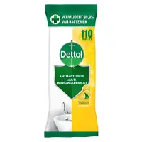 Dettol Lingettes Multi-Usages Power & Fresh Éclat de Citron 110 pc(s) Lingette(S)