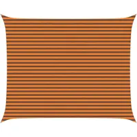 vidaXL Voile D'ombre Orange Et Marron 5 X 4 M 100 % Polyester Oxford