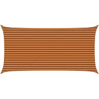 vidaXL Voile D'ombre Orange Et Marron 6 X 3 M 100 % Polyester Oxford