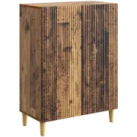 vidaXL Buffet en bois recyclé 66 x 34,5 x 90 cm, aggloméré