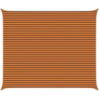 vidaXL Voile D'ombre Orange Et Marron 6 X 5 M 100 % Polyester Oxford