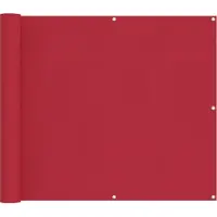 vidaXL Écran De Balcon Rouge 100 X 600 Cm Tissu Oxford