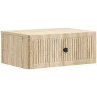 vidaXL Cabinet de chevet avec tiroir Chêne Sonoma 49 x 34,5 x 20 cm