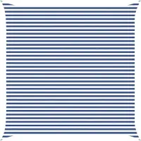 vidaXL Voile D'ombre Extérieure Bleu Et Blanc 5 X 5 M