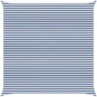 vidaXL Voile D'ombre Extérieure Bleu Et Blanc 7 X 7 M