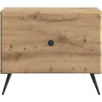 vidaXL Table basse en chêne Artisan 49 x 50 x 40 cm, bois d'ingénierie