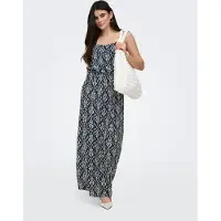 ONLY Robe d’été 'ONLWinner' bleu foncé / blanc