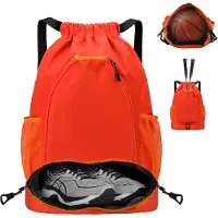 Unyqoos Sac de sport avec cordon de serrage – tissu Oxford imperméable, dimensions 36 x 20 x 52 cm, poids 0,35 kg, compartiment séparé pour les chaussures et plusieurs poches, bretelles réglables