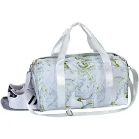 Unyqoos Sac de voyage pliable et étanche – Week-end avec compartiment pour vêtements mouillés, compartiment à chaussures aéré, poche pour téléphone, sangle de trolley et bandoulière amovible