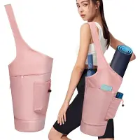 Unyqoos Sac de sport et de yoga multifonction , dimensions 108 x 22 cm (ouverture de 42 cm), bandoulière réglable unisexe, compartiment de fond étanche de Ø22 x 8 cm, et poches supplémentaires
