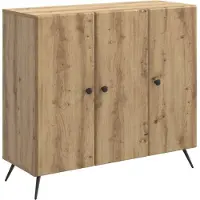 vidaXL Buffet en chêne Artisan 89 x 34,5 x 80 cm, aggloméré