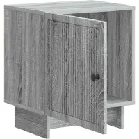 vidaXL Cabinet de chevet 2 pcs Sonoma gris 43 x 34,5 x 50 cm