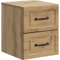 vidaXL Cabinet de chevet mural Chêne artisanal 34,5 x 33 x 40 cm
