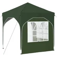 vidaXL Tente de réception pliable 192 x 192 x 245 cm, verte