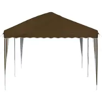 vidaXL Tente de réception pliable 575 x 290 x 245 cm, taupe
