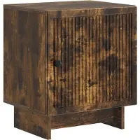 vidaXL Cabinet de chevet Chêne fumé 43 x 34,5 x 50 cm