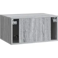 vidaXL Meuble TV mural Sonoma gris 59,5 x 41 x 30 cm