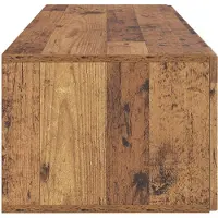 vidaXL Meuble TV mural en bois recyclé 98 x 41 x 30 cm, aggloméré