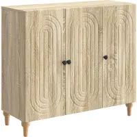 vidaXL Buffet en chêne Sonoma 89 x 34,5 x 80 cm, aggloméré