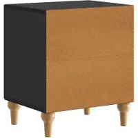 vidaXL Cabinet de chevet Noir 43 x 34,5 x 50 cm Bois d'ingénierie