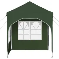 vidaXL Tente de réception pliable 192 x 192 x 245 cm, verte
