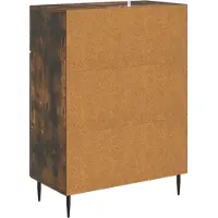 vidaXL Buffet en chêne fumé 66 x 34,5 x 89,5 cm, bois d'ingénierie