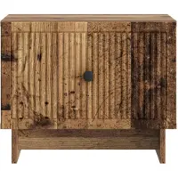 vidaXL Table basse en bois vieilli, 49 x 50 x 40 cm, matériau de bois