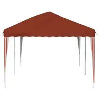 vidaXL Tente de réception pliable 575 x 290 x 245 cm, couleur terre cuite