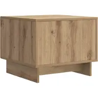 vidaXL Table basse en chêne Artisan 49 x 50 x 40 cm, bois d'ingénierie