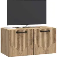 vidaXL Meuble TV mural 59,5 x 31 x 30 cm, chêne Artisan