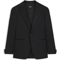 BOSS Veste de smoking Slim avec finitions en soie mélangée