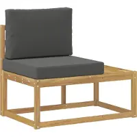 vidaXL Ensemble de canapés d'extérieur , 2 pièces, blanc et anthracite, polyester
