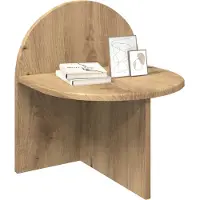 vidaXL Table de chevet Chêne artisanal 40 x 35,5 x 45,5 cm