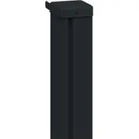 vidaXL Auvent latéral extensible noir 300 x 170 cm en polyester