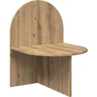 vidaXL Table de chevet Chêne artisanal 48 x 49 x 65 cm